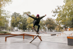 skateboard exercise